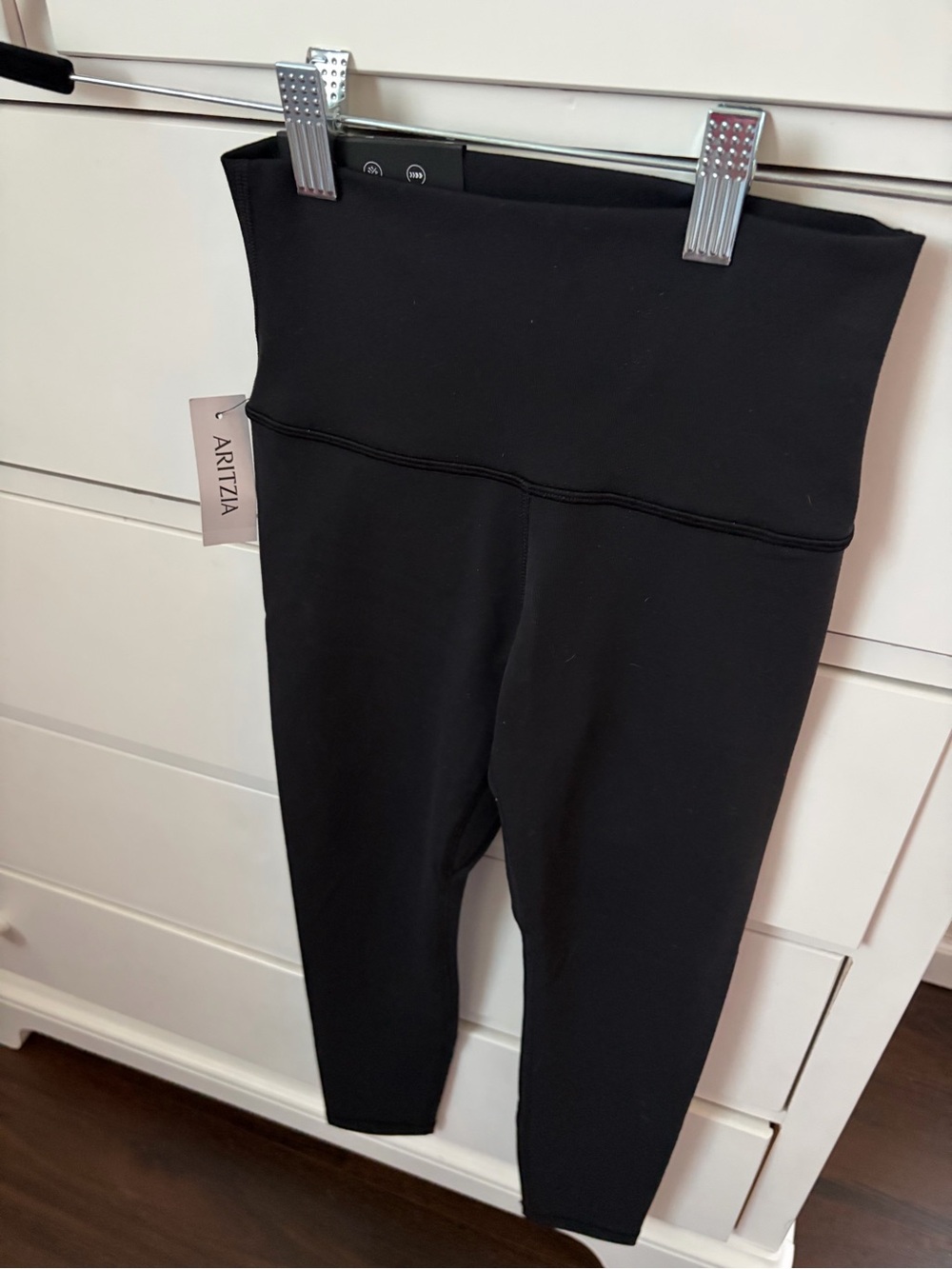 Aritzia Black High-Waist Leggings